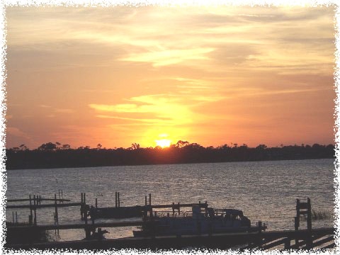 Yet another beautiful sunset over Clinch Lake at Sunset Shores Mobile Home & RV Park in our home town, Frostproof, Florida!